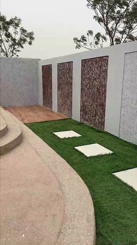 Cheminement extérieur de la villa Orion